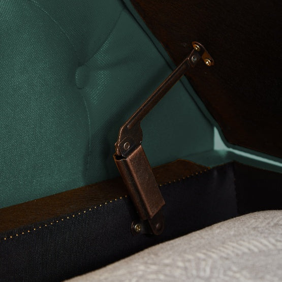 Jade Green Entryway Settee