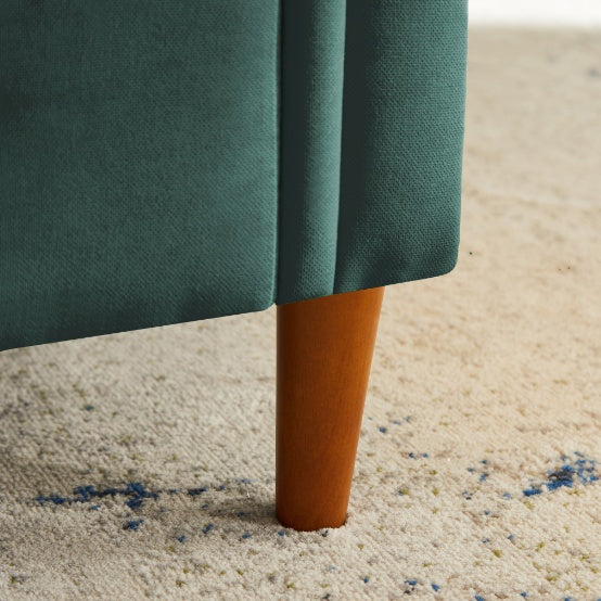 Jade Green Entryway Settee