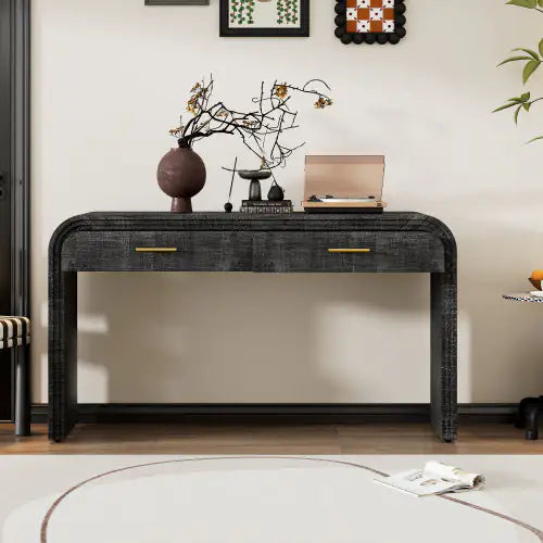 Pavlova Entry Way Table (Antique Black)