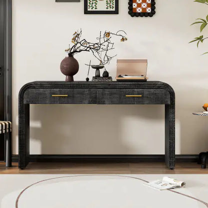 Pavlova Entry Way Table (Antique Black)