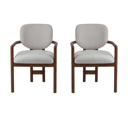 Scandinavian Zen Arm Chair Duo