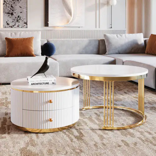The Amelia Nested Coffee Table Duo