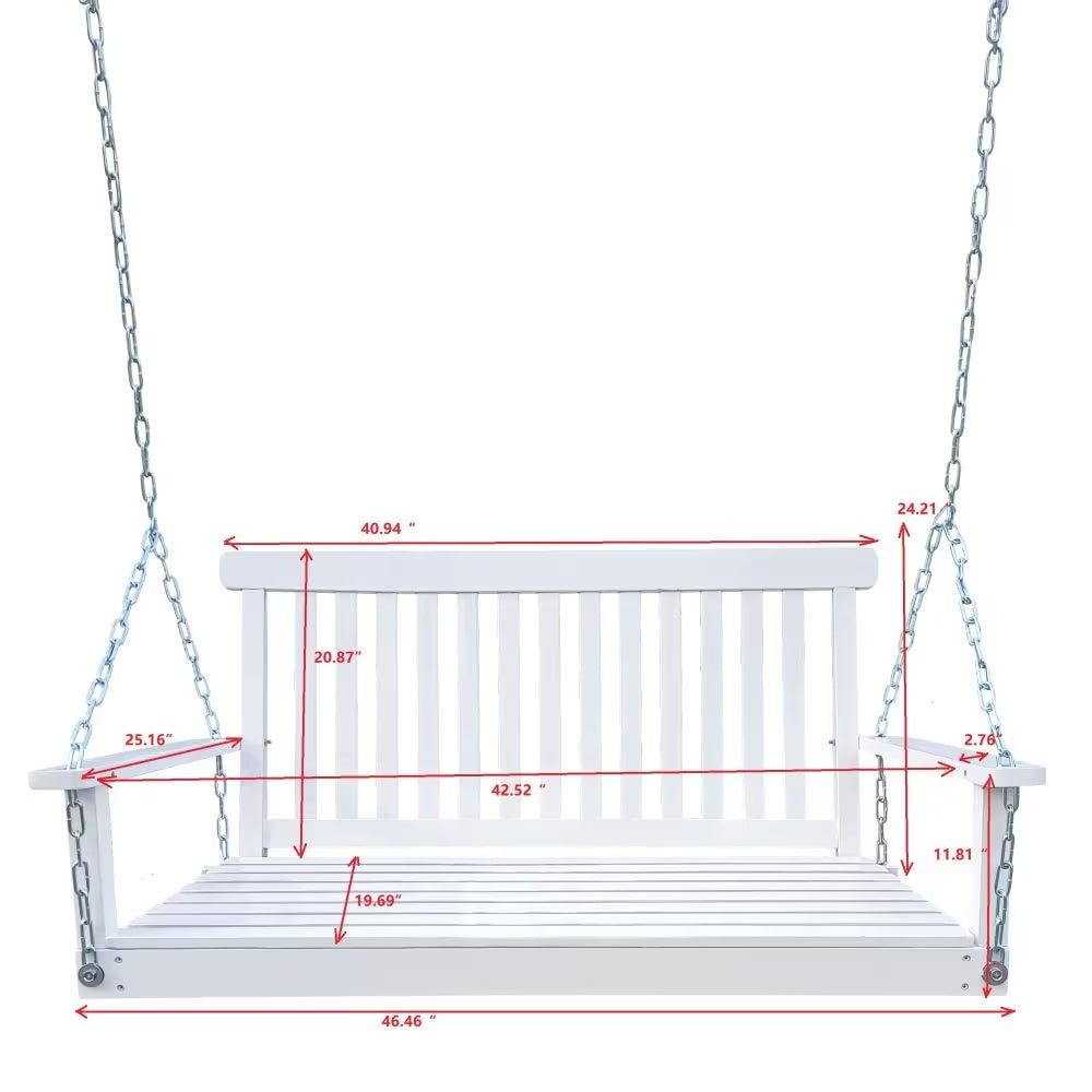 Southern Belle Wooden Porch Swing