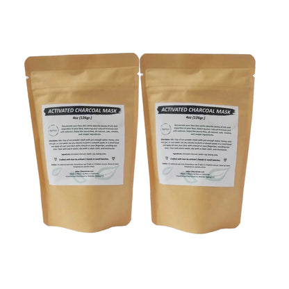 Activated Charcoal Facial Mask (2 pack)