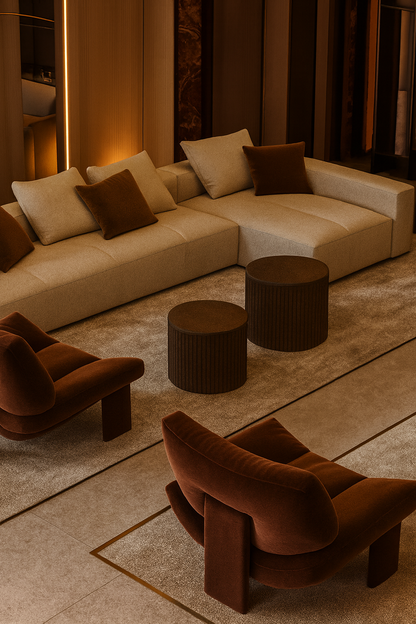 The Aurelia Walnut Nesting Table Duo