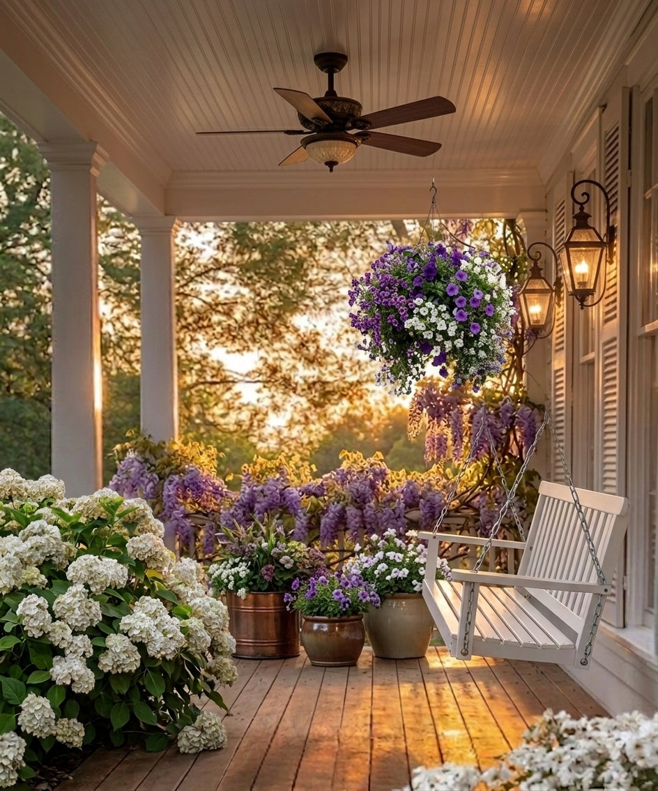 Southern Belle Wooden Porch Swing