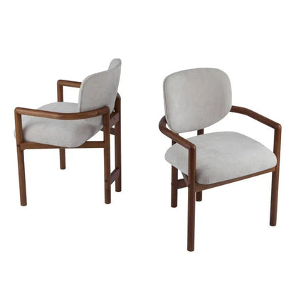 Scandinavian Zen Arm Chair Duo