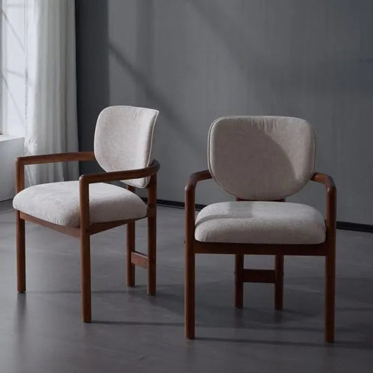 Scandinavian Zen Arm Chair Duo