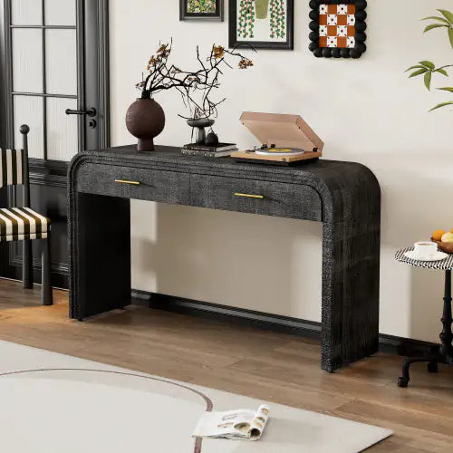 Pavlova Entry Way Table (Antique Black)